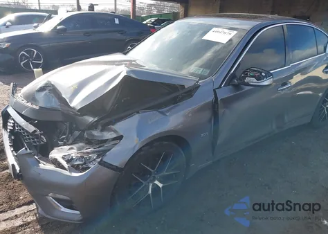 2018 Infiniti Q50 3.0T Luxe z USA, uszkodzony, nr VIN JN1EV7ARXJM430967